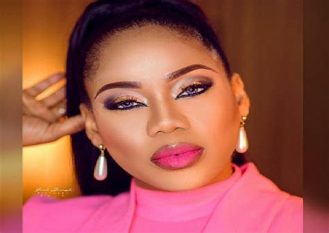 toyin lawani dazzles in pink as she poses for new eye candy photos theinfong