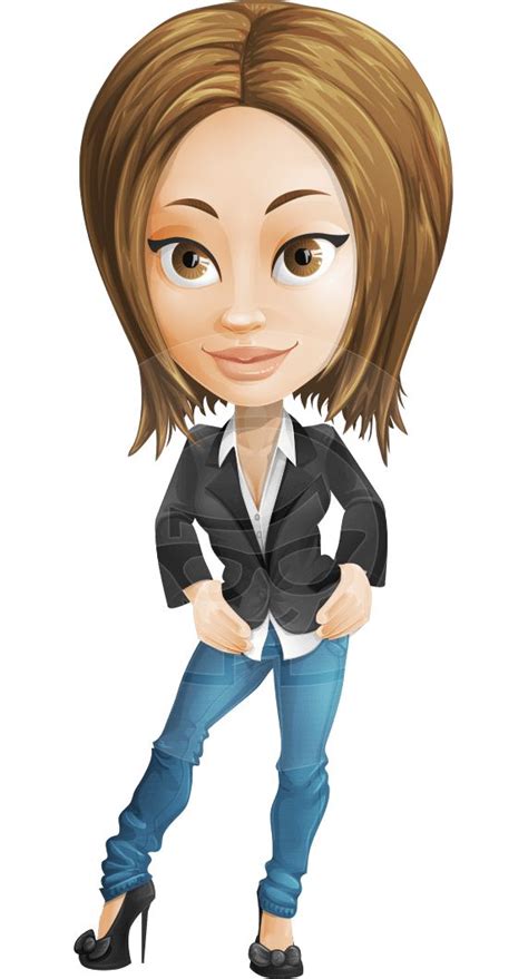 597 Best Female Vector Characters Woman Cartoons Images On Pinterest