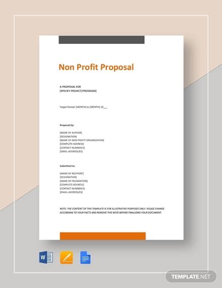 How To Write A Non Profit Proposal 12 Templates To Download