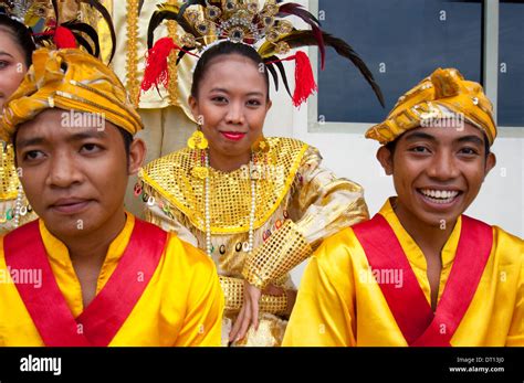 Dancers In Traditional Dress Tenate Halmahera Maluku Islands