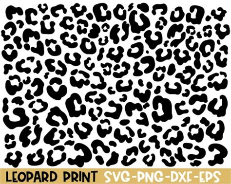Leopard Svg Leopard Print Svg Animal Print Svg Print Svg | Etsy