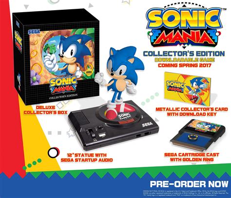 Sonic Mania Collectors Edition Announced For North America Gematsu