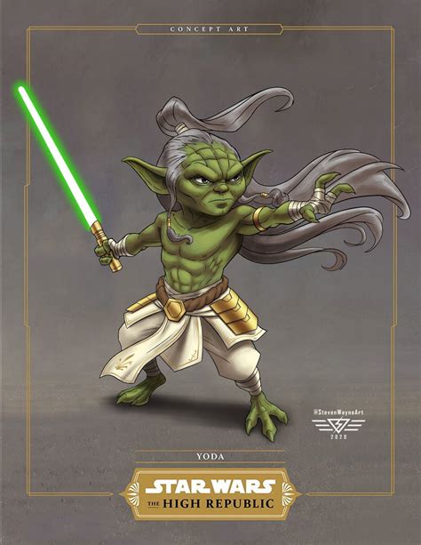 Artstation Star Wars The High Republic Yoda Steven Wayne Art