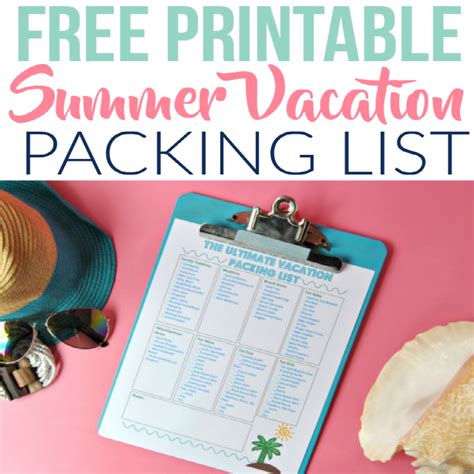 The Ultimate Summer Vacation Packing List For Families With Little