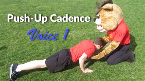 Young Marine Pft Push Up Cadence Voice 1 Youtube