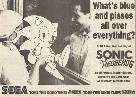 This Old Sonic Advert From The Uk Has Swearing Predating Shadow The