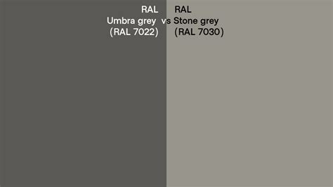 RAL Umbra Grey Vs Stone Grey Side By Side Comparison