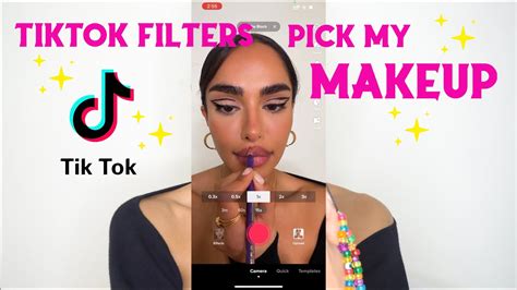Tiktok Filters Pick My Makeup Look Youtube