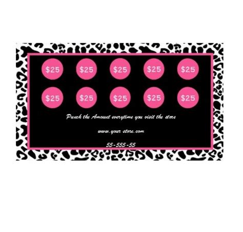 free printable punch card template professional sample template