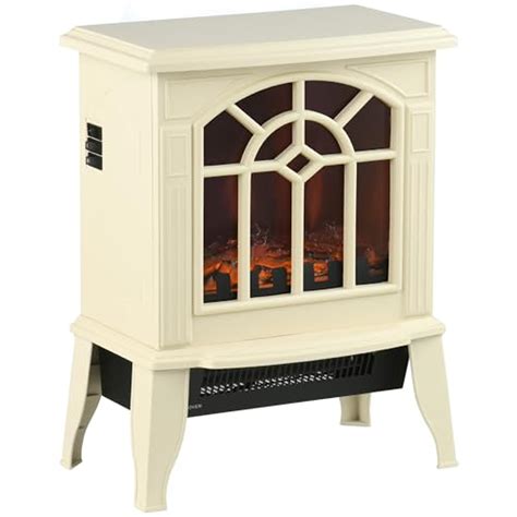 Homcom 18 Electric Fireplace Heater Freestanding Fire Place Stove