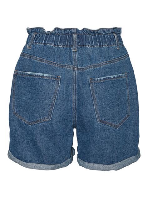 Vero Moda Final Sale Nineteen High Waist Loose Fit Denim Shorts