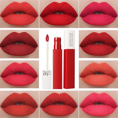 12 Colors Matte Lip Gloss Waterproof Liquid Lipstick Red Velvet Long