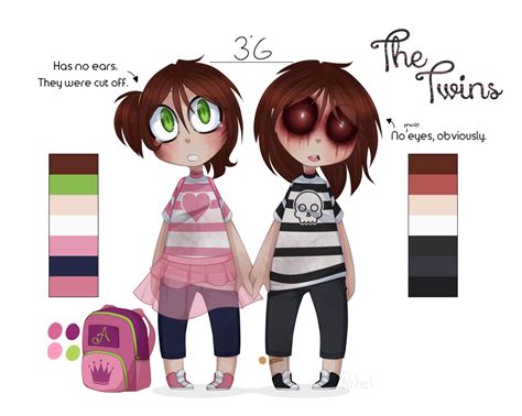 The Twins Creepypasta Ocs Reference By Vintricktive On Deviantart