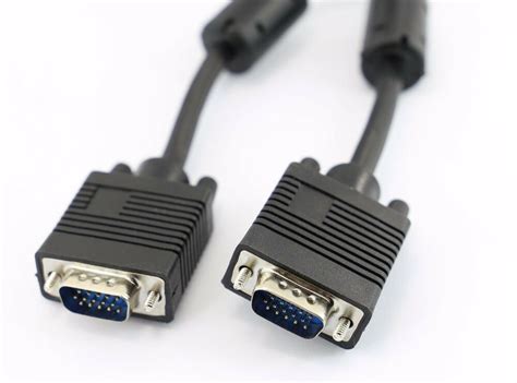 2m Vga Monitor Cable Male To Male Connection Connect Laptop Pc To Tv
