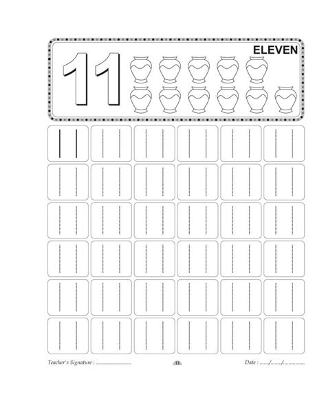 30 Number 11 Worksheet For Preschool Worksheet Project List