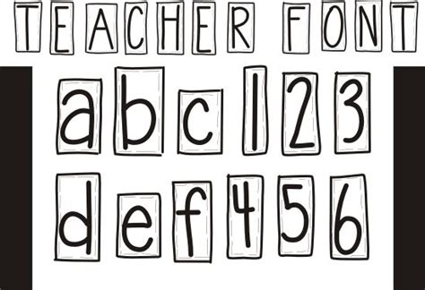 Teachjunkie 42freefontsforteachers Goodiebag Classroom Labels