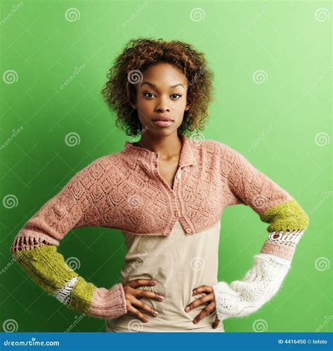 Woman With Attitude Stock Photo Image Of Hair Attractive 4416450