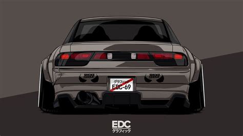 Nissan 180sx jdm anime aerography city car 2014. Nissan 200SX S13 Wide #EDCGRPHCS by https://edcgraphic ...
