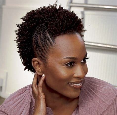 Braids On Very Short African Hair Pin On Natural Best Undercut