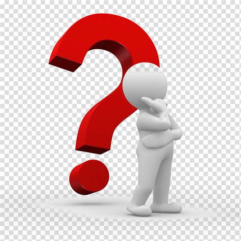 Question Mark Person Man Symbol Joint Transparent Background Png