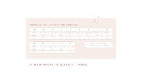 gal meets glam size chart