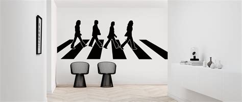 Beatles Abbey Road Illustration Wall Murals Online Posted By John Johnson
