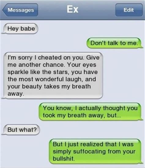 now this is how you reply to a text from your ex 16 pics funny breakup texts text messages