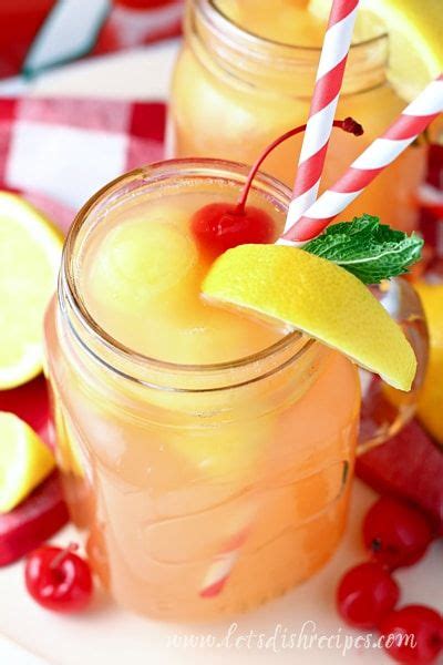 Sparkling Cherry Pineapple Lemonade Recipe Pineapple Lemonade