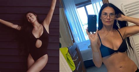 Demi Moore Demuestra Que Para Sentirse Bella No Hay Edad Y Posa En Bikini A Sus 58 Años Actitudfem