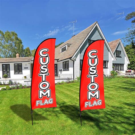 Fsflag Custom Feather Flag 7 Feet Custom Windless Feather Flag With