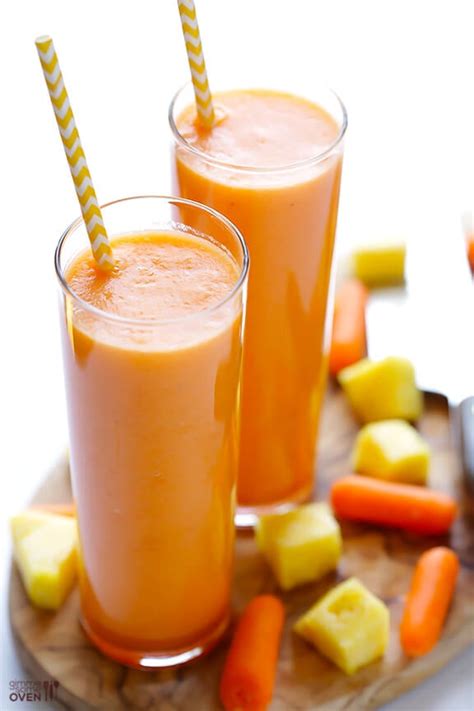 Carrot Pineapple Smoothie Gimme Some Oven
