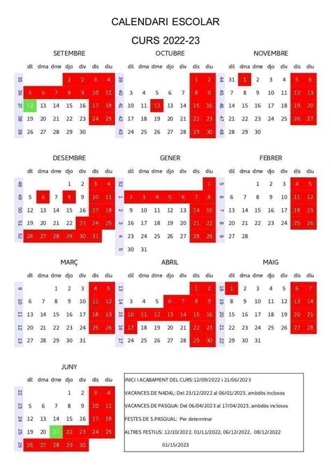 Calendario Escolar 2022 2023 Comunitat Valenciana Calendario Gratis