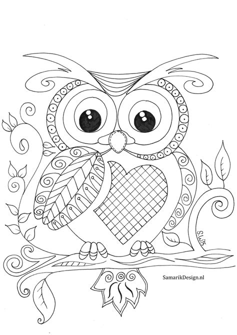 Hamsa hand coloring page for adults, hand of fatima adult coloring, spiritual adult coloring book, hamsa printable, coloring sheet. Top 23 Printable Owl Coloring Pages for Adults in 2020 ...