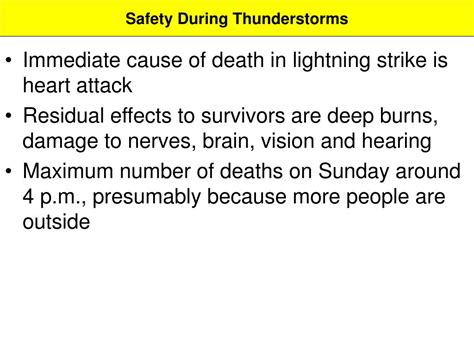 Ppt Natural Hazards And Disasters Chapter 15 Thunderstorms And