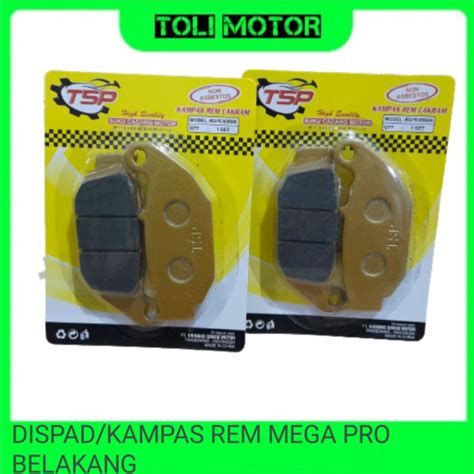 Jual Dispad Kampas Rem Belakang Mega Pro Shopee Indonesia