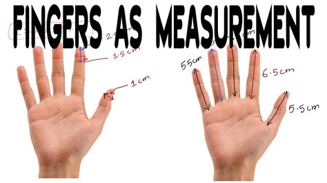 And if you live in europe and have no. Your Fingers as Measurement- Very helpful in Measuring ...
