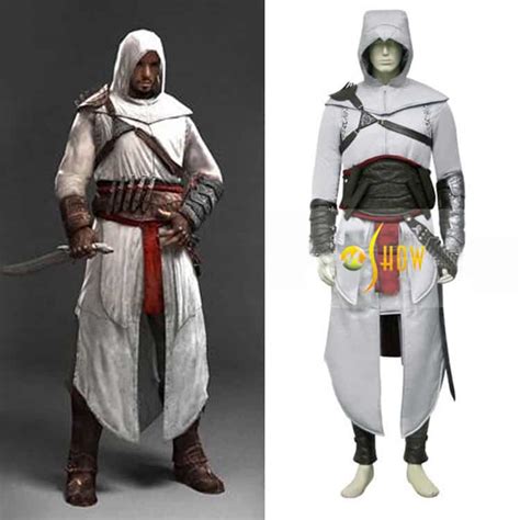 Assassins Creed Altair Ibn Lahad Cosplay Costume Man Halloween Costumes