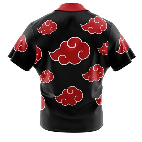 Naruto Akatsuki Button Up Hawaiian Shirt Anime Ape