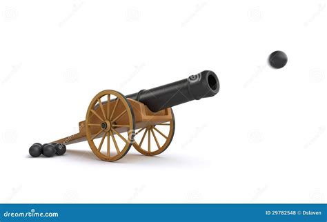 historic cannon from the 17th century stock image 55058779