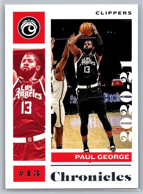 2020 Panini Chronicles Basketball 37 Paul George Los Angeles Clippers