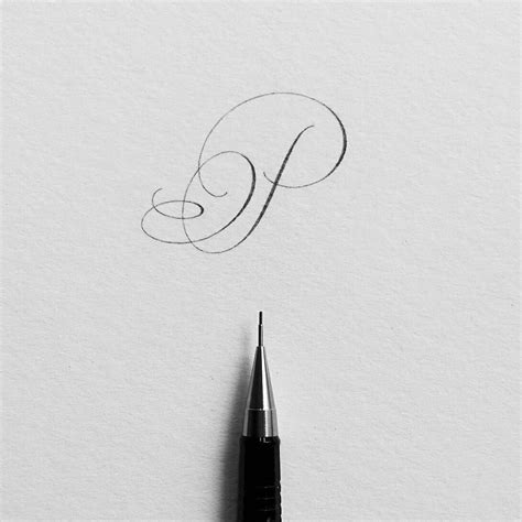 How To Draw A Letter P In Cursive Writing Cursive P Coloring Page