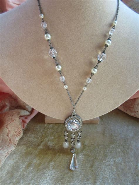 Vintage 1920s Czech Crystal Necklace From Inspiredbynanny On Ruby Lane