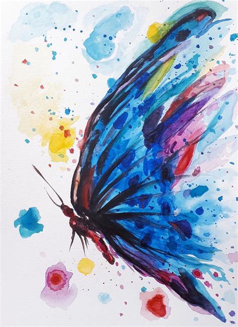 Chloes Butterfly Painting By Abstract Angel Artist Stephen K