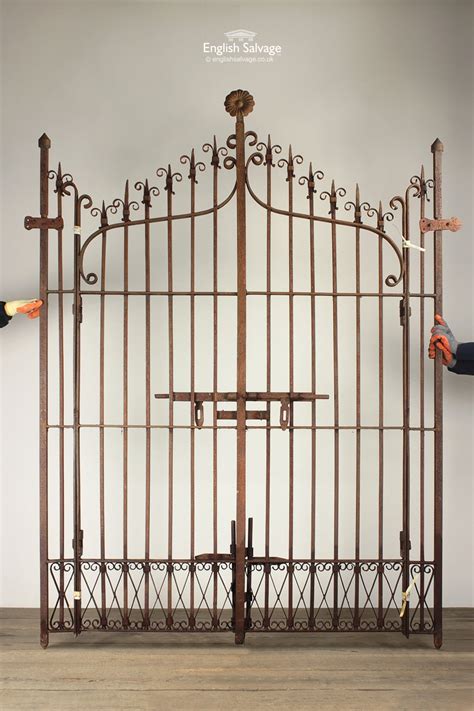 Wrought iron is an iron alloy with a very low carbon content (less than 0.08%) in contrast to that of cast iron (2.1% to 4%). Ornate Wrought Iron Garden Gates