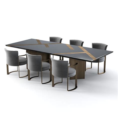 An iconic piece of the fendi casa collection revisited in a contemporary key, the new constellation effe coffee tables with transparent tops are produced in two diameters: 3d model fendi casa margutta