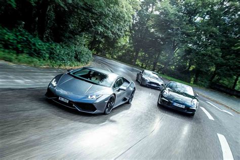 Photo Of The Day Aston Martin V12 Vantage And Lamborghini Huracan
