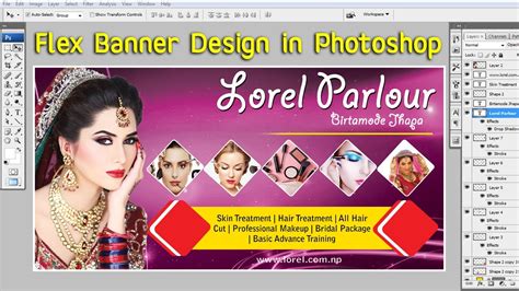 Flex Banner Design In Photoshop How To Make Banner Design In