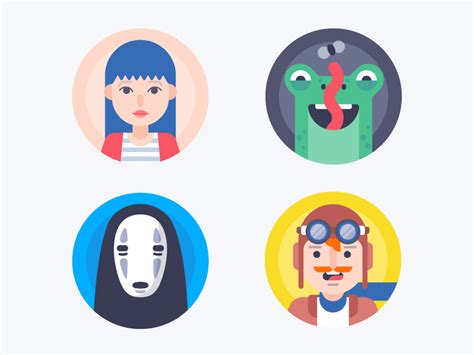 Avatars Some More Funny Faces By Laura Reen On Dribbble