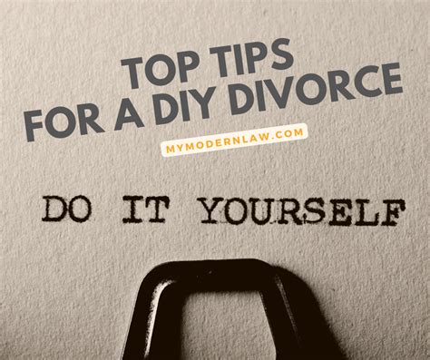 Tips For A Diy Divorce Modern Law