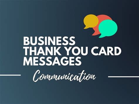 Best Business Thank You Card Messages For Appreciation